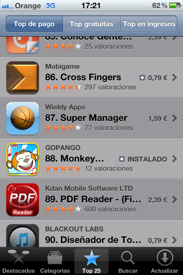 Ranking App Store