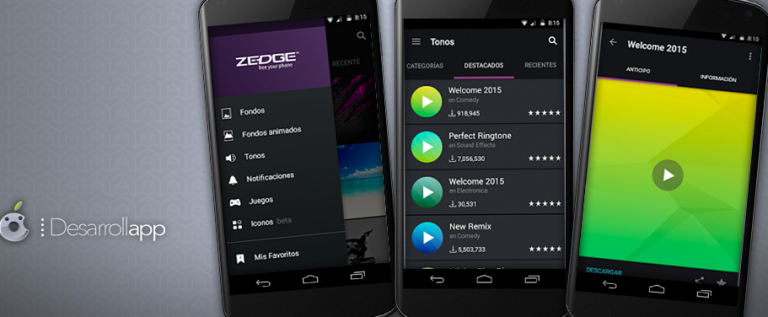 Zedge personaliza tu móvil y se el más original
