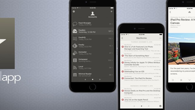 Reeder 3 uno de los mejores lectores de noticias